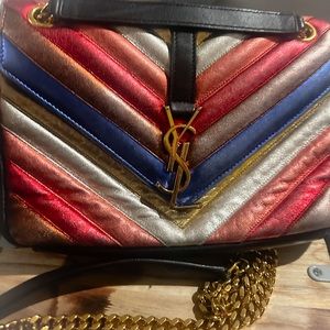 AUTHENTIC RARE YSL Monogram Medium Matelassé